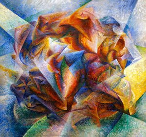 Soccer (dynamic Action Image) — Umberto Boccioni, Futurism
