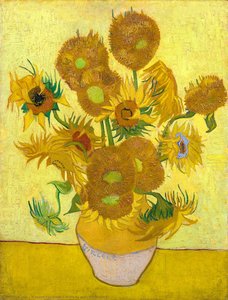 Still Life With Sunflowers — Vincent Willem Van Gogh, Post-impressionism