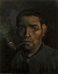Head Of A Man 3 — Vincent Willem Van Gogh, Post-impressionism