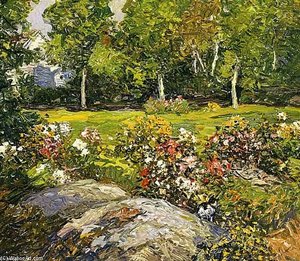 The Studio Garden — Edward Willis Redfield