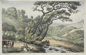 A Cornish View — Thomas Rowlandson