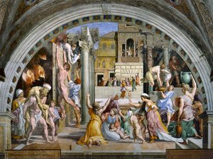 Stanze Vaticane - The Fire In The Borgo — Raphael