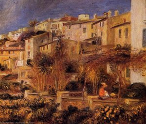 Terraces At Cagnes — Pierre-auguste Renoir