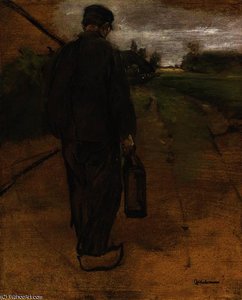 Heimkehrender Arbeiter — Max Liebermann