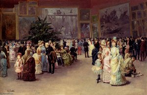 Varnishing Day — Cesare Auguste Detti