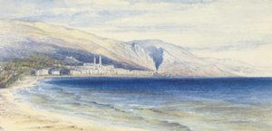 View Of Menton, France — Edward Lear