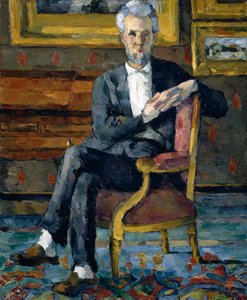 Portrait Of Victor Chocquet, Seated — Paul Cézanne, Post-impressionism