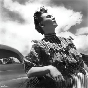 Frida Laying Down On A Car — Leonet Matiz Espinoza