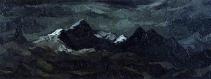 View Of Snowdon In Winter — John Kyffin Williams