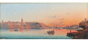 Masamaxett Harbour By Day — Luigi Maria Galea
