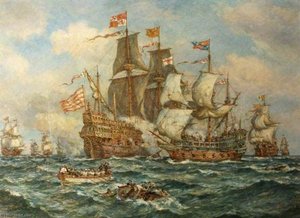 The Heroic Action Of Hms 'revenge' Against The Spanish Fleet, 1591 — Bernard Finnigan Gribble, Other