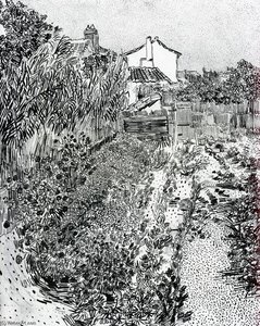 A Garden With Flowers — Vincent Willem Van Gogh