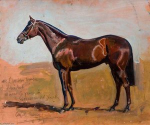 Study Of Mr Lambton's Horse, 'pricket' — Sir Alfred James Munnings