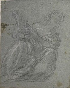 Woman Sitting On The Ground. Chastity — Paolo Veronese
