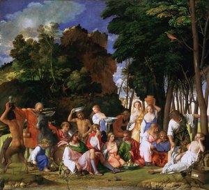 The Feast Of The Gods — Titian Ramsay Peale Ii, High Renaissance