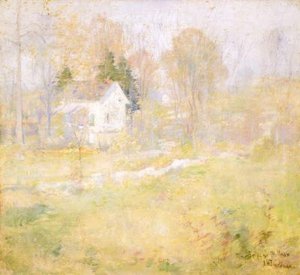 House In Landscape — John Henry Twachtman