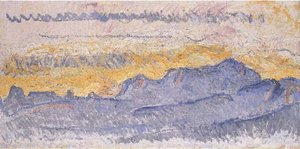 Mont-blanc, Studie — Ferdinand Hodler