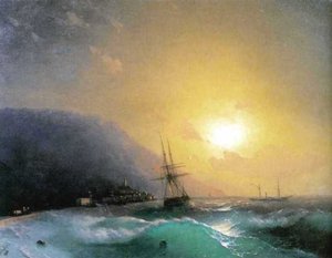 Near Coast Of Yalta — Ivan Konstantinovich Aivazovsky