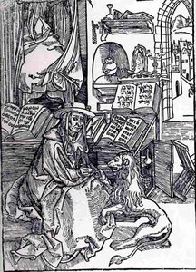 St Jerome Otant L Epine, Berlin Smpk — Albrecht Dürer, Northern Renaissance Woodcut