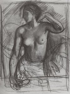 Study For A Female Portrait — Zinaida Serebriakova