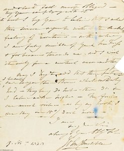Autograph Letter Signed ( John Constable ), To Henry Hebbert Esq — John Constable
