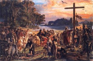 Christianization Of Poland A D 965 — Jan Matejko