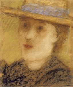 Woman In Straw Hat — József Rippl-rónai