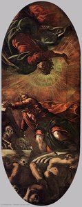The Vision Of Ezekiel — Jacopo Tintoretto, Early Baroque
