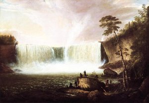 View Of Niagara Falls (no.1) — Alvan Fisher, Hudson River School
