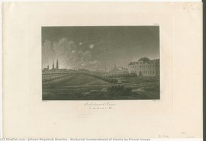 Nocturnal Bombardment Of Vienna By French Troops — Johann Nepomuk Hoechle