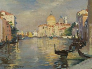 A Venetian Canal — David Prophet Ramsay