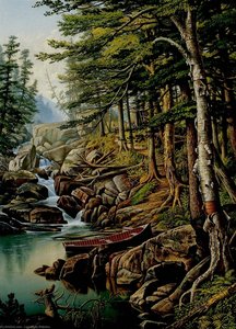Moose River, Adirondacks — Levi Wells Prentice