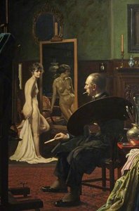In The Studio No.iv Self Portrait — Howard Somerville
