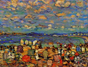 Crescent Beach (aka Crescent Beach, St. Malo) — Maurice Brazil Prendergast