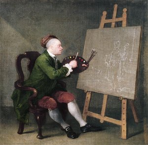 Self Portrait — William Hogarth