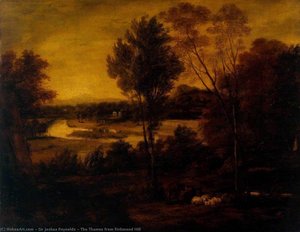 The Thames From Richmond Hill — Sir Joshua Reynolds