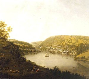 A View Of Kingswear, Devon — William Tomkins