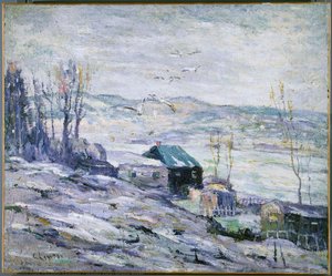 Windy Day, Bronx River — Ernest Lawson