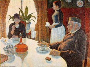 Breakfast (the Dining Room) — Paul Signac