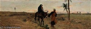 The Flight Into Egypt — Raffaelo Sorbi