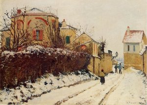 Rue De La Citadelle, Pontoise — Camille Pissarro, Impressionism