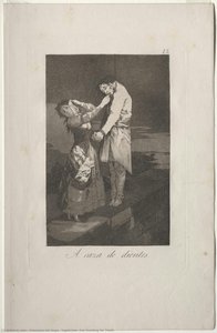 Caprichos: Out Hunting For Teeth — Francisco José De Goya Y Lucientes, Romanticism