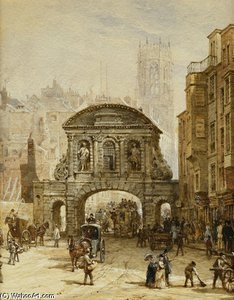 Temple Bar — Louise Rayner