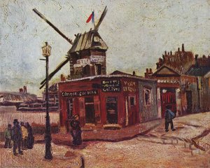 The Moulin De La Galette — Vincent Willem Van Gogh, Post-impressionism
