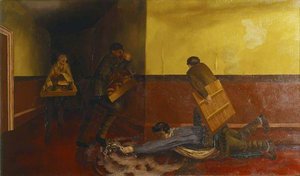 Scrubbing The Floor — Sir Stanley Spencer