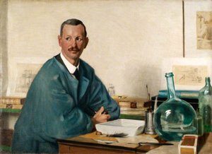 Martin Hardie (1875–1952), In His Etching Studio — James Mcbey