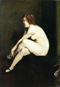 Nude Girl, Miss Leslie Hall — George Wesley Bellows