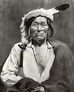 Portrait Of An Indian, Taos, New Mexico, (painting) — Bert Geer Phillips