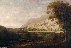 Sir Thomas Dyke Acland — Francis Towne