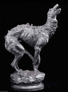 Hound On A Hill — Anna Vaughn Hyatt Huntington, Contemporary Realism
